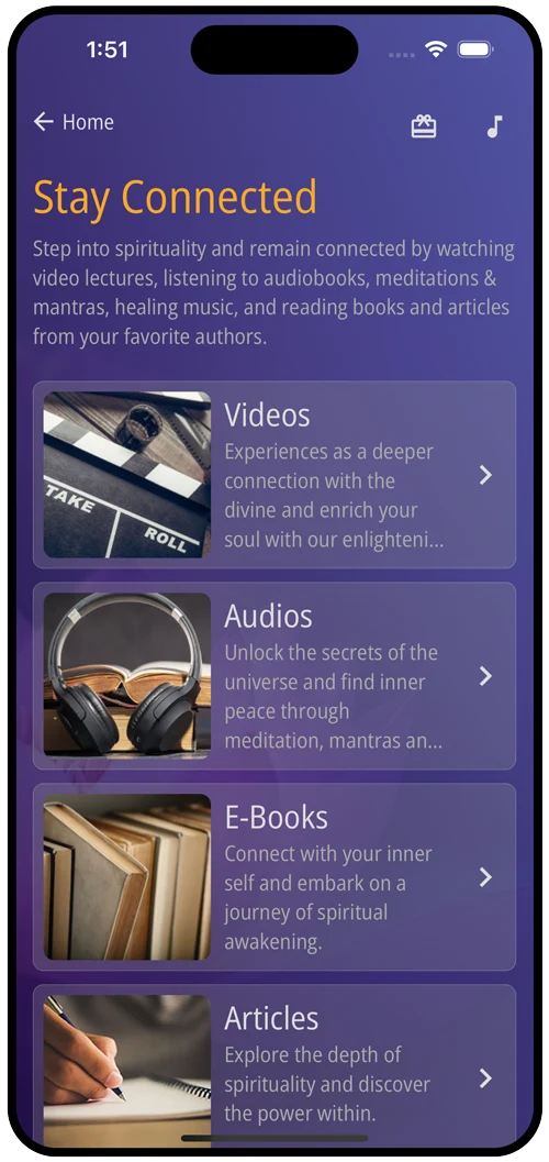 MCKS recommended materials in Oneness App